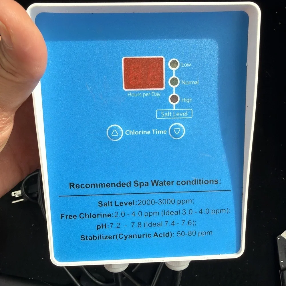 Saltwater Drop-In Chlorine Generator Kit for Hot Tubs & Swim Spas up to 2000 Gal